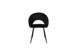 Stoel Imago 57,5x54,8x82,5cm - stof - zwart- Eetkamerstoelen