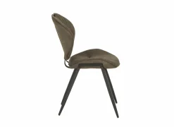 Eetkamerstoelen|Stoel Jim 49x62x87cm - stof - luxor moss