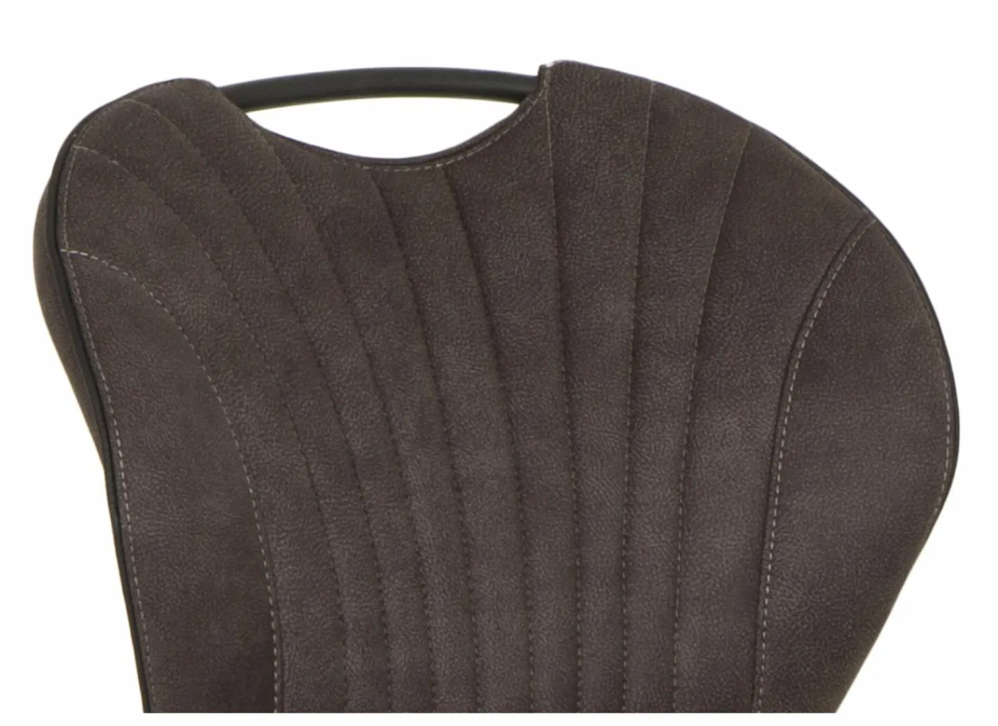 Stoel Jim 49x62x87cm - stof - luxor antraciet- Eetkamerstoelen