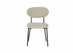 Keukenstoelen|Eetkamerstoelen|Stoel Jumper 46x53x79cm - stof - beige