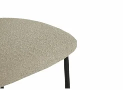 Keukenstoelen|Eetkamerstoelen|Stoel Jumper 46x53x79cm - stof - beige