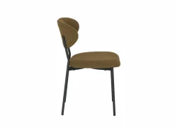 Stoel Jumper 46x53x79cm - stof - mosterd- Keukenstoelen|Eetkamerstoelen