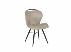 Eetkamerstoelen|Stoel Mace 50,5x61x87cm - stof - zorro zand