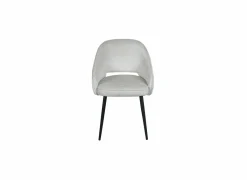 Stoel Manfredi 55x55x84cm - stof - cream- Eetkamerstoelen