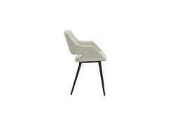 Eetkamerstoelen|Stoel Marcelo 58x57x81cm - bouclé - beige