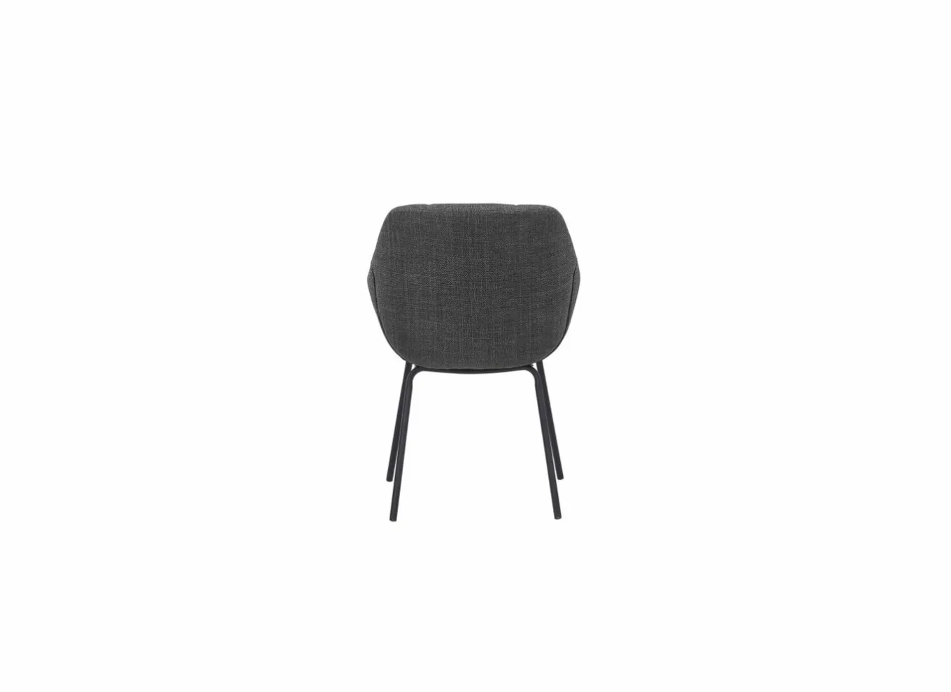 Eetkamerstoelen|Fauteuils|Stoel Navajo 57,5x65x85cm - stof - grijs