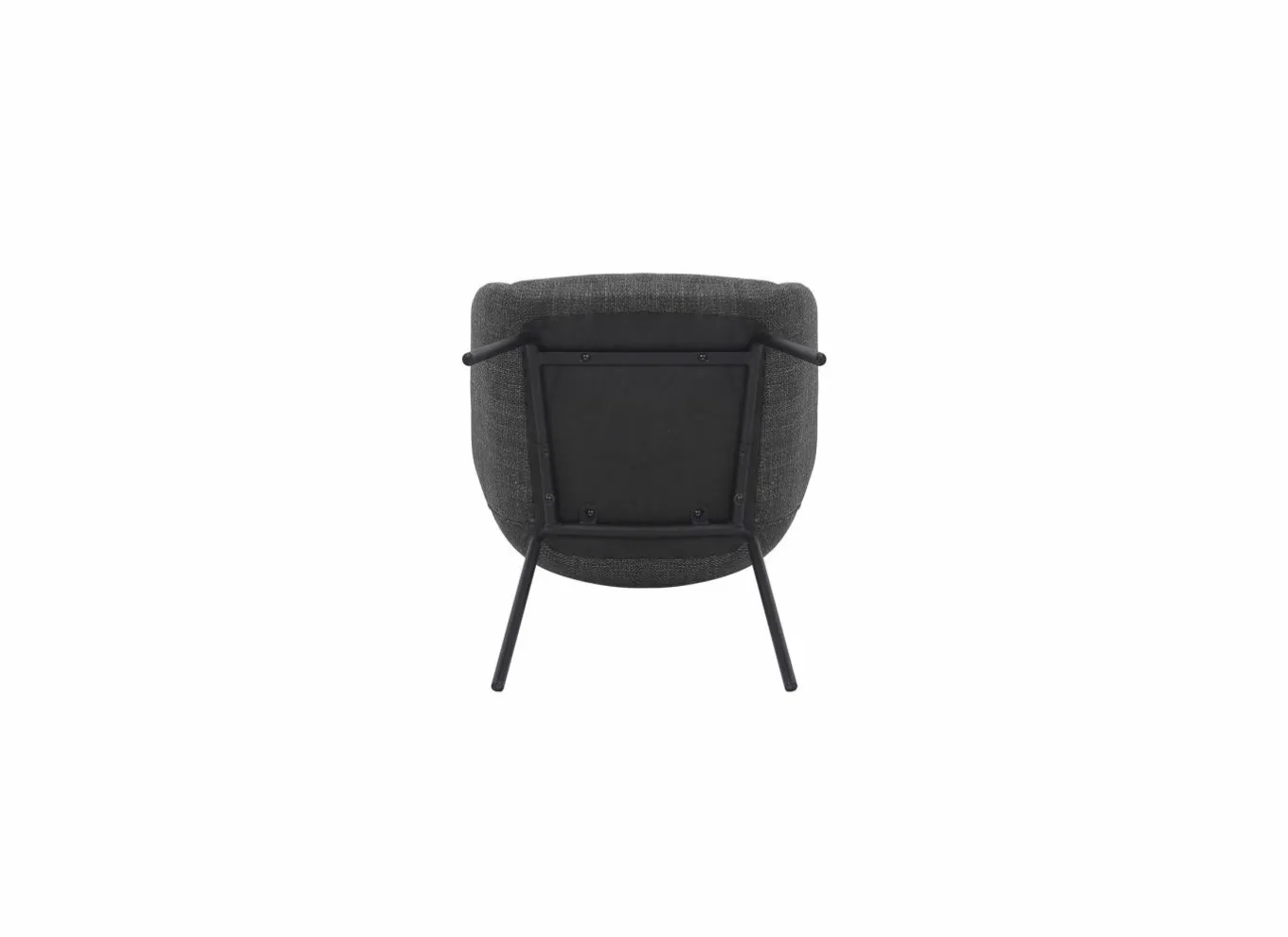 Eetkamerstoelen|Fauteuils|Stoel Navajo 57,5x65x85cm - stof - grijs