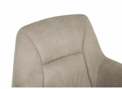 Eetkamerstoelen|Stoel Nelson 58x63x85cm - stof - toffee