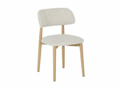 Stoel Nemo 50x48x78cm - polyestervezel - beige- Eetkamerstoelen