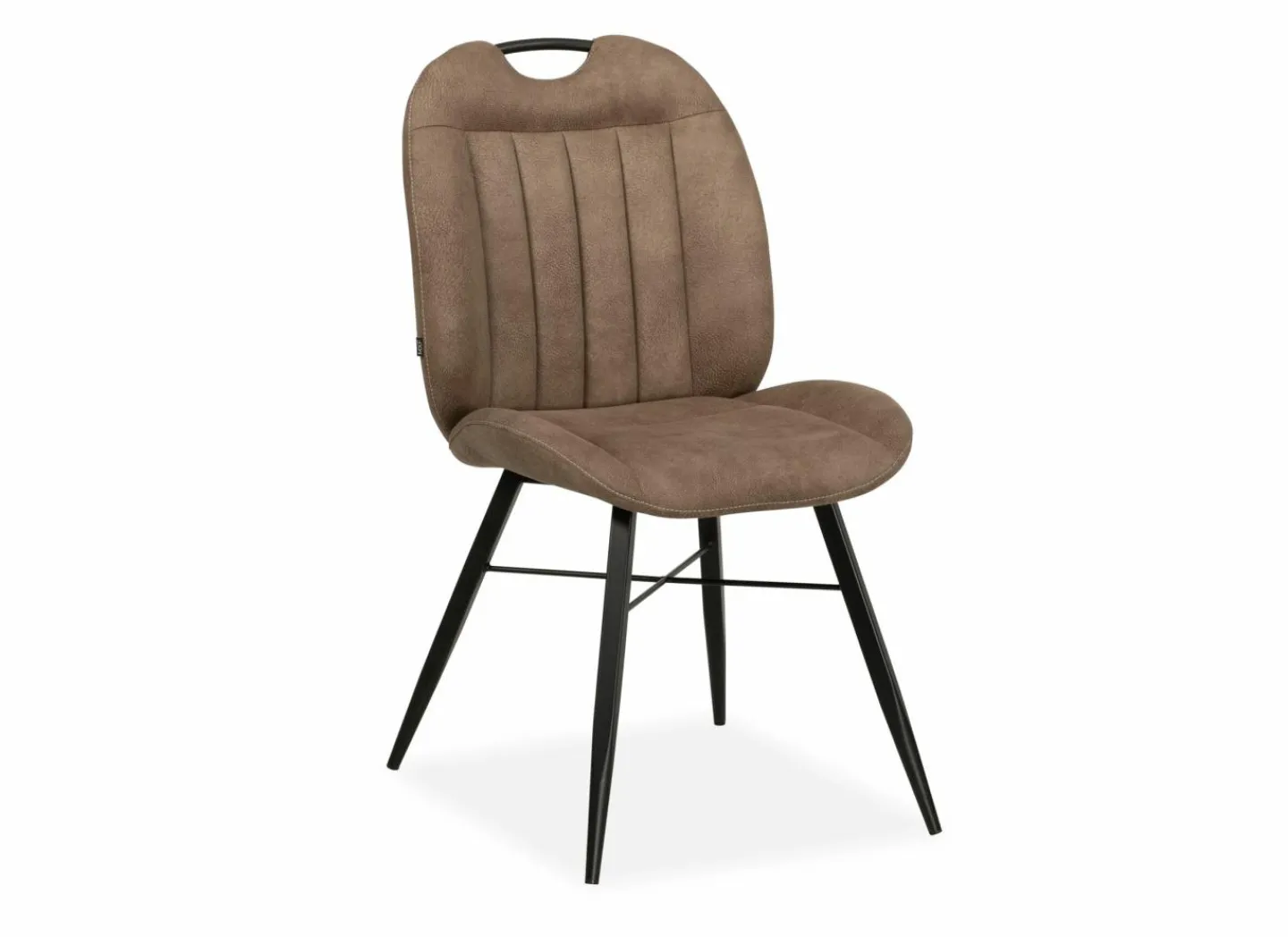 Stoel Nowie Zorro 52,5x62x92cm - stof - taupe- Eetkamerstoelen