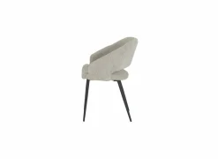 Eetkamerstoelen|Stoel Odin 54,5x55x82,5cm - linnen - greige