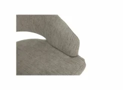 Eetkamerstoelen|Stoel Odin 54,5x55x82,5cm - linnen - greige