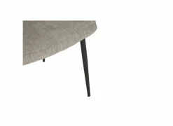 Eetkamerstoelen|Stoel Odin 54,5x55x82,5cm - linnen - greige