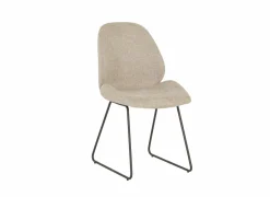 Stoel Patti 49x53x87cm - stof - beige- Keukenstoelen|Eetkamerstoelen