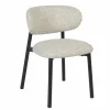 Stoel Pienza 51x51,5x75cm - stof - beige- Eetkamerstoelen