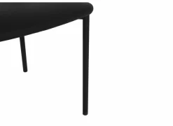 Perfecta Stoel Romy 46,5x55x81,5cm - stof/metaal - zwart- Keukenstoelen|Eetkamerstoelen