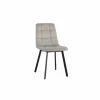 Stoel Runner 44x54x87cm - fluweel - taupe- Eetkamerstoelen