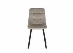 Stoel Runner 44x54x87cm - fluweel - taupe- Eetkamerstoelen