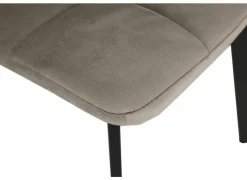 Stoel Runner 44x54x87cm - fluweel - taupe- Eetkamerstoelen