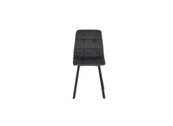 Eetkamerstoelen|Stoel Runner 44x54x87cm - velvet - grijs