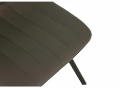Stoel S190 45,5x56x87,5cm - lederlook - cappucino- Eetkamerstoelen