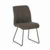 Stoel Saint 50x53x86cm - microvezel - antraciet- Eetkamerstoelen
