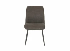 Stoel Saint 50x53x86cm - microvezel - antraciet- Eetkamerstoelen