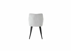 Eetkamerstoelen|Stoel Sallie 58x64x84cm - stof - lichtgrijs