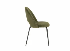 Eetkamerstoelen|Stoel Sister stof groen