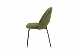 Eetkamerstoelen|Stoel Sister stof groen