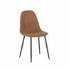 Stoel Speech 45x46x88cm - stof - cognac- Keukenstoelen|Eetkamerstoelen
