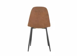 Stoel Speech 45x46x88cm - stof - cognac- Keukenstoelen|Eetkamerstoelen