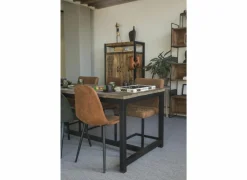 Stoel Speech 45x46x88cm - stof - cognac- Keukenstoelen|Eetkamerstoelen