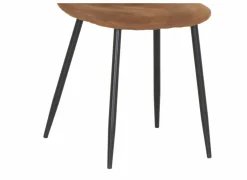 Stoel Speech 45x46x88cm - stof - cognac- Keukenstoelen|Eetkamerstoelen