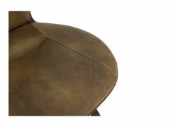 Eetkamerstoelen|Stoel ST1910 53x66x93.5cm - lederlook - cognac