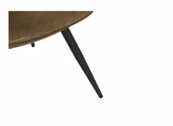 Eetkamerstoelen|Stoel ST1910 53x66x93.5cm - lederlook - cognac