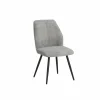 Stoel ST2418  51x64x89cm - stof - grijs- Eetkamerstoelen