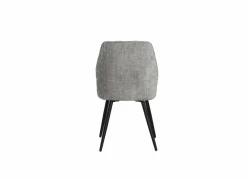 Stoel ST2418  51x64x89cm - stof - grijs- Eetkamerstoelen