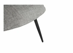 Stoel ST2418  51x64x89cm - stof - grijs- Eetkamerstoelen