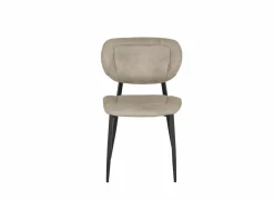 Stoel ST2408  52x61x84cm - stof - zand- Eetkamerstoelen