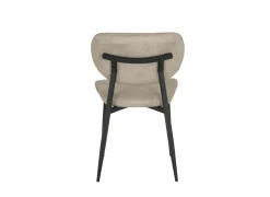 Stoel ST2408  52x61x84cm - stof - zand- Eetkamerstoelen