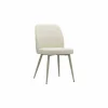Stoel Stardust 47x55x86cm - stof - beige- Eetkamerstoelen