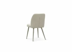 Stoel Stardust 47x55x86cm - stof - beige- Eetkamerstoelen