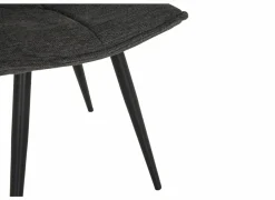 Eetkamerstoelen|Stoel Town 56x44x86cm - stof - antraciet
