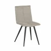Stoel Town 56x44x86cm - stof - beige- Eetkamerstoelen