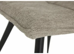 Stoel Town 56x44x86cm - stof - beige- Eetkamerstoelen