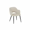 Stoel Walter stof beige- Eetkamerstoelen