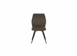 Eetkamerstoelen|Stoel 47x42x92cm - fluweel - bruin