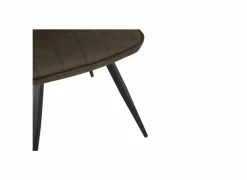 Eetkamerstoelen|Stoel 47x42x92cm - fluweel - bruin