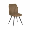 Eetkamerstoelen|Stoel 47x42x92cm - fluweel - whisky